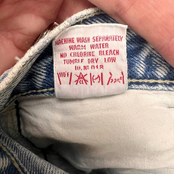 Vintage P.S. Gitano Acid Wash Mom Jeans High Waist Size 12 Reg - Picture 7 of 8